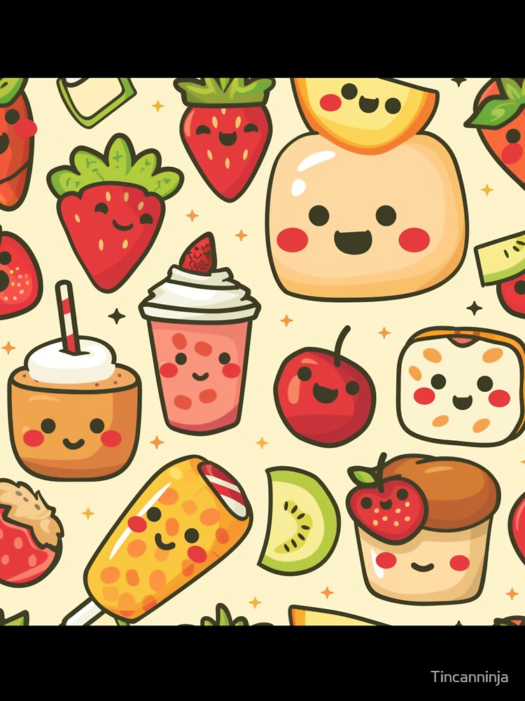 Kawaii Feast: Super Cute Food Friends for You! by Tincanninja