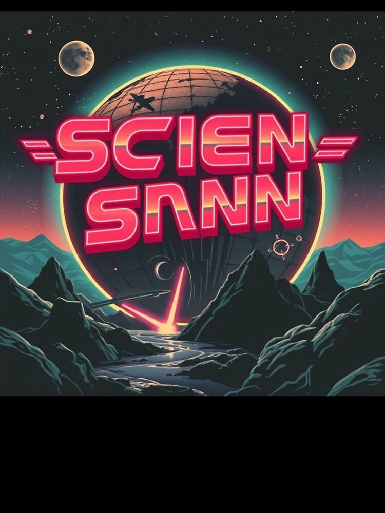 Retro Sci-Fi Cosmos Typography Poster by 1TruthMatrix