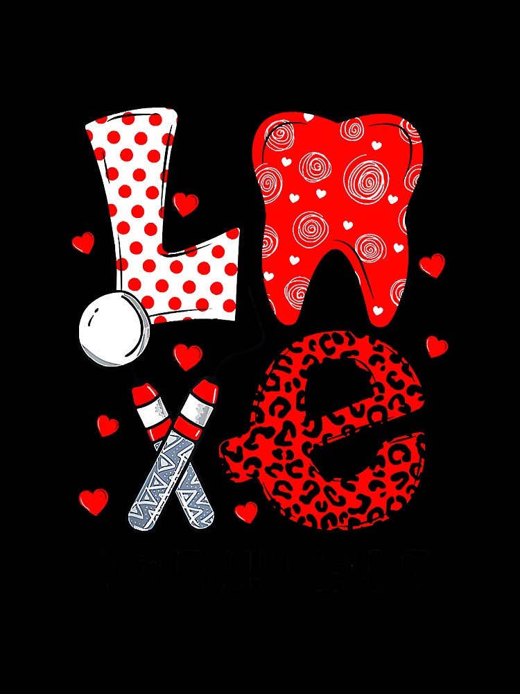 Funny Tooth Love Dental Hygienist by reyeskhan79