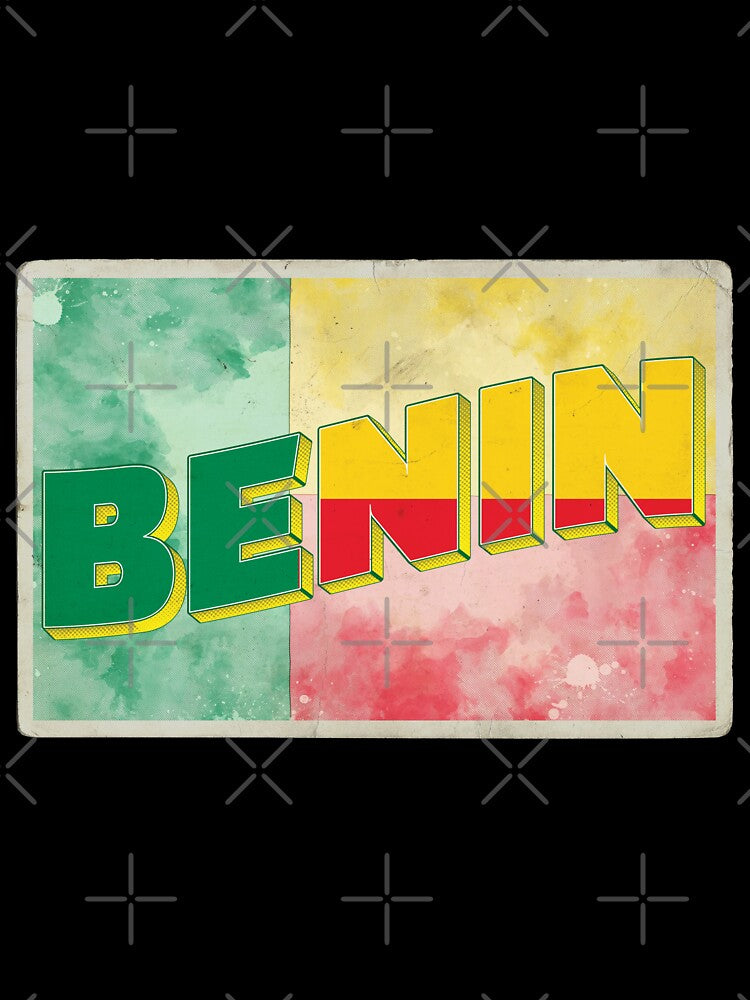 Benin Vintage style retro souvenir by DeveloperProp0
