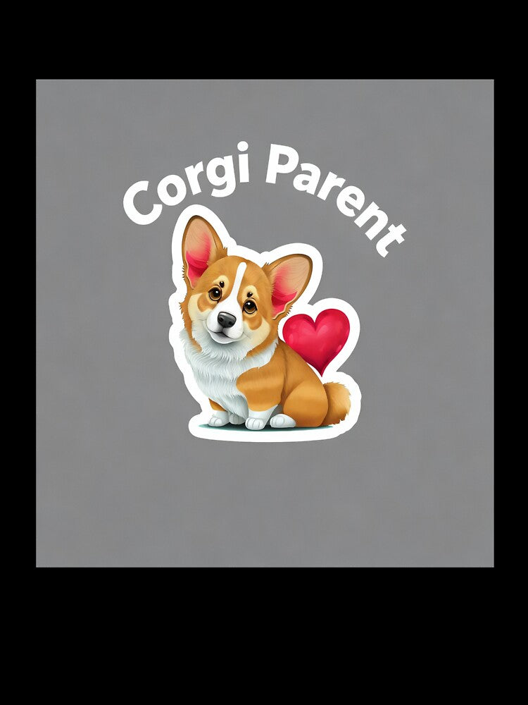 Corgi Parent – Cute Dog Lover Print by GoxyVision
