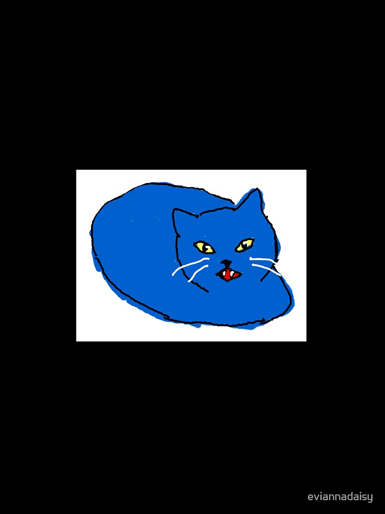 angry pissed off blue cat by eviannadaisy