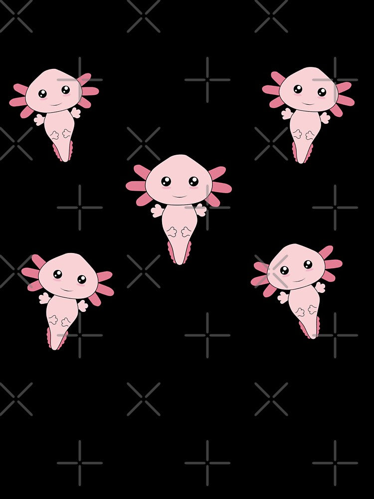 My Spirit Animal is an Axolotl - Cute Pink Funny Fish by DiensDesign