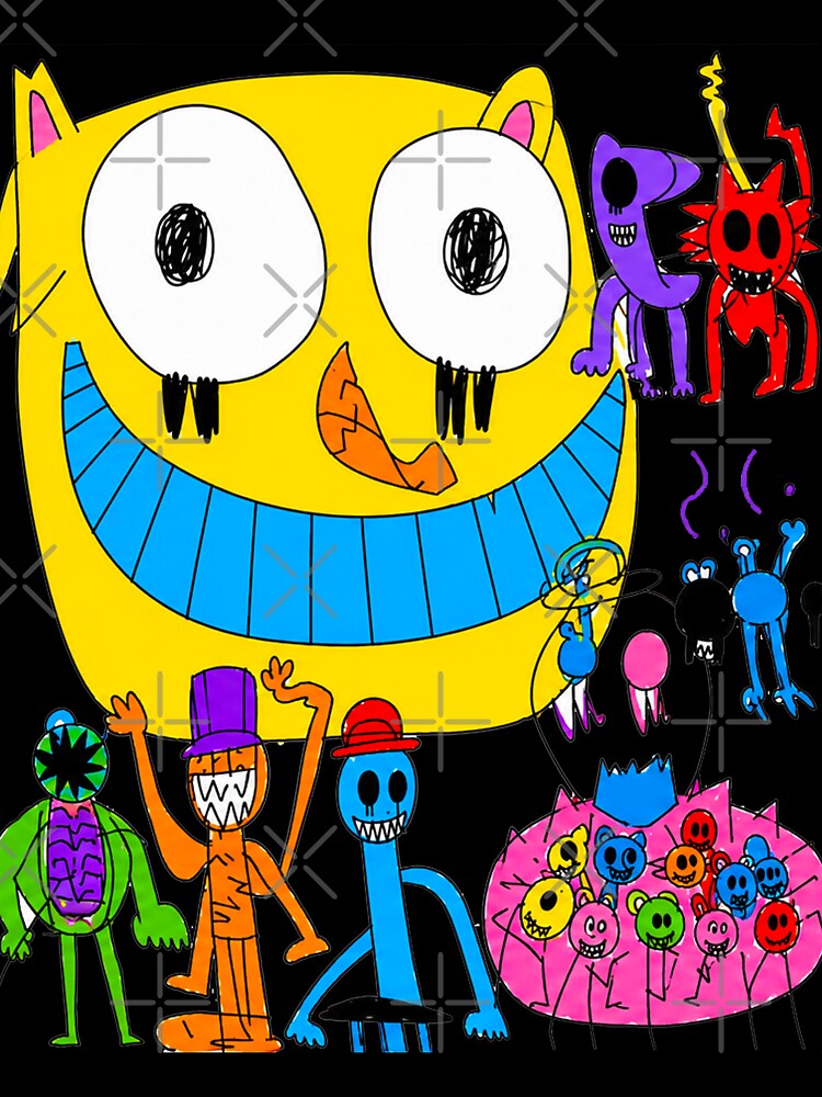 Childhood Creativity Scary Friends Art by Kantawich