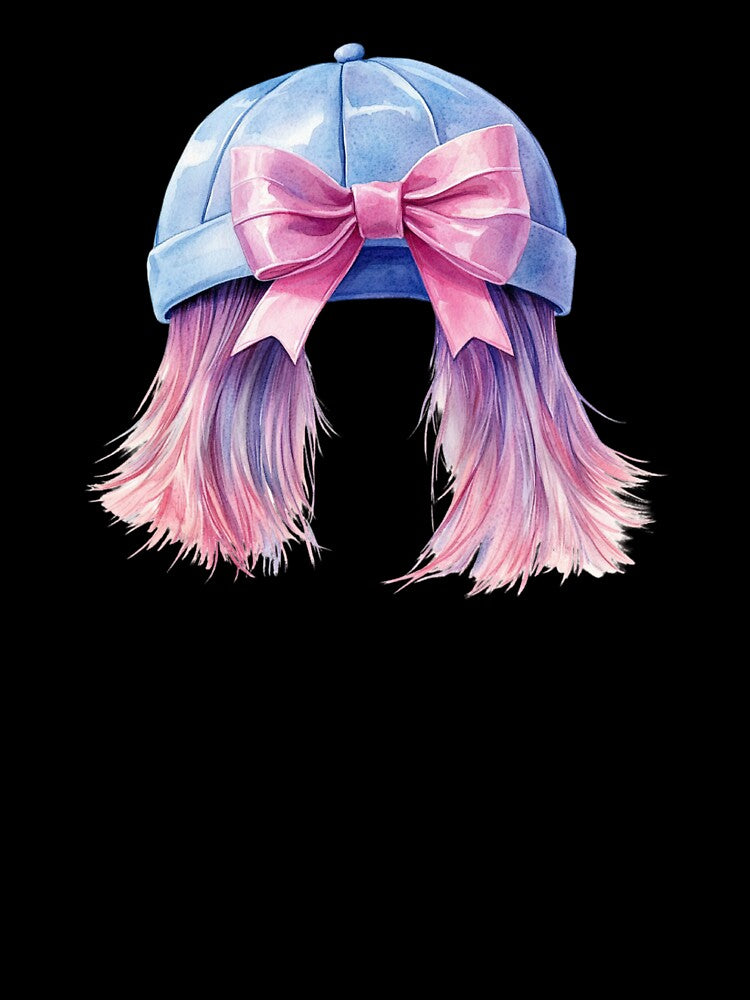 Colorful Hat with Pink Bow by jierrfan