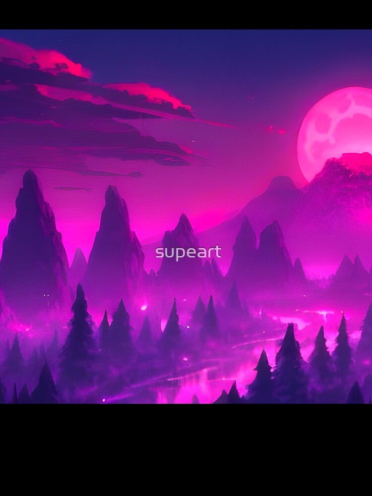 Add a Touch of Beauty and Tranquility to Your Home with Our Wide Range of Gorgeous Minimalist Vibrant Landscape Prints by supeart