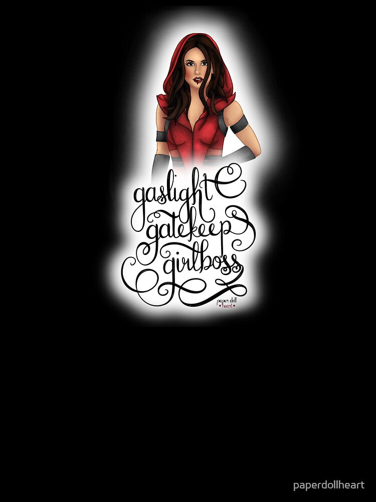 gaslight gatekeep girlboss (elektra ) by paperdollheart