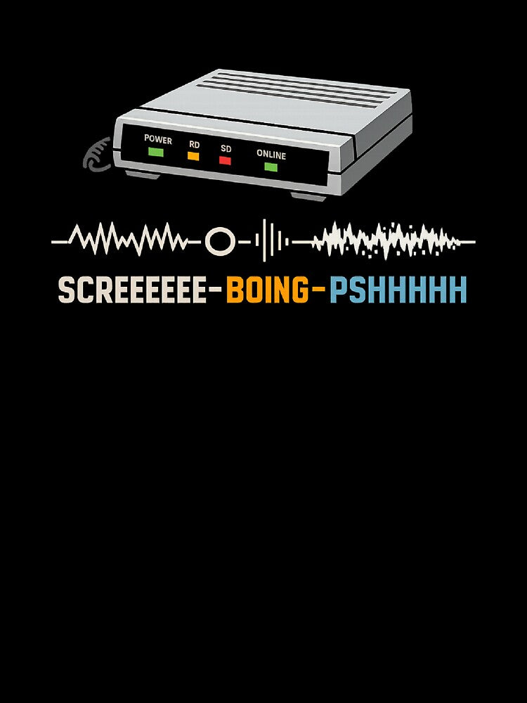 Dial Up Modem Handshake Sound 90s Internet Nostalgia Retro Tech Hardware by The Junto Shop