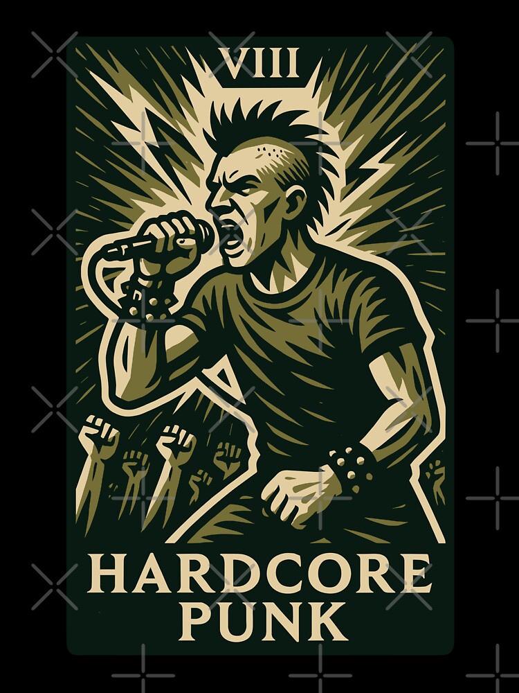 Hardcore Punk (Card VIII) by BRU Design