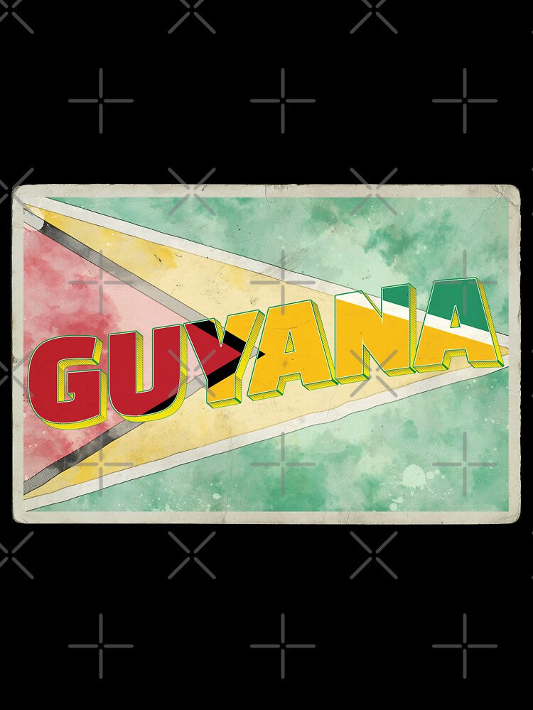 Guyana Vintage style retro souvenir by DeveloperProp0