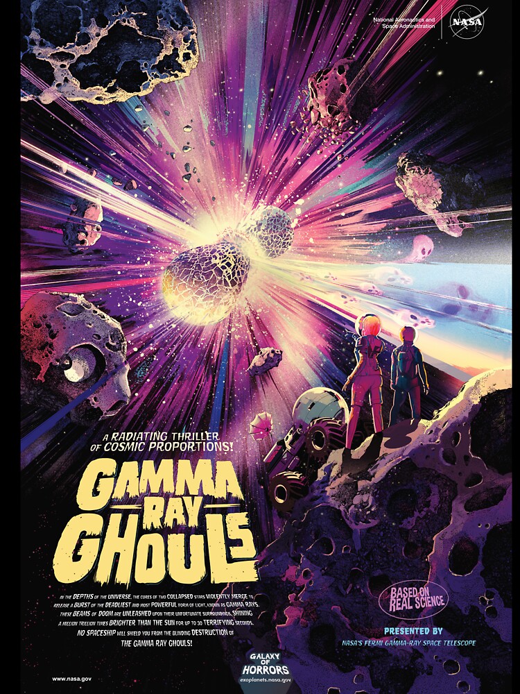 NASA's Galaxy of Horrors Presents: Gamma Ray Ghouls (8K Resolution) by bobbooo
