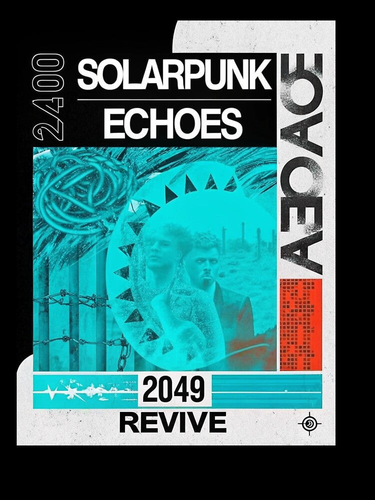 Solarpunk Poster Echoes by Raw-Ink