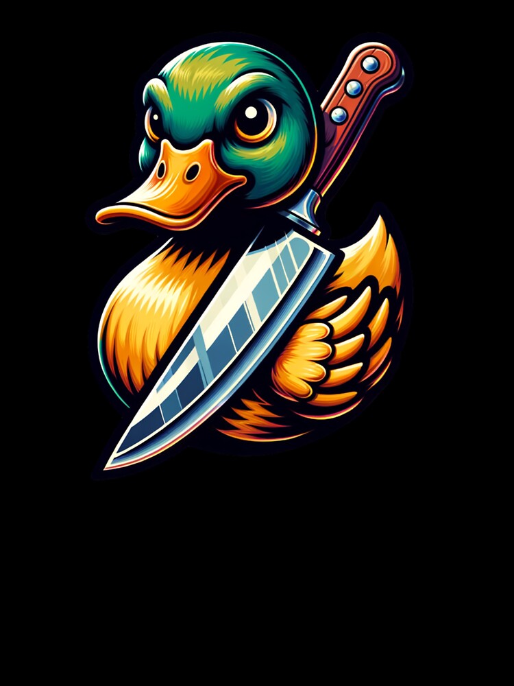 Duck Halloween with Knife by FunnyDsgn