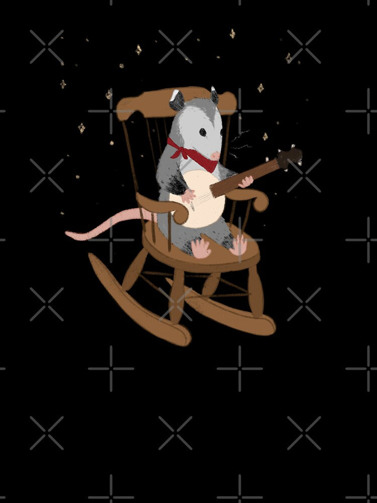 Banjo Porch Possum by InkAndSwords