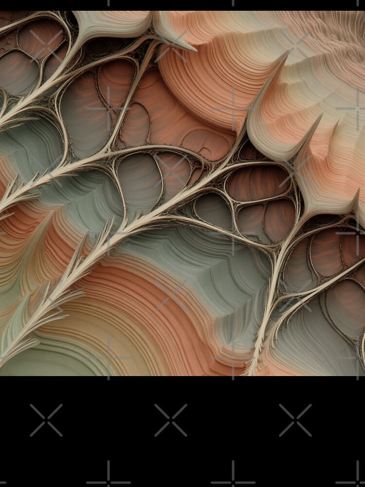 Fractal Organic Earth Veil in Layered Strata by Bilikaru