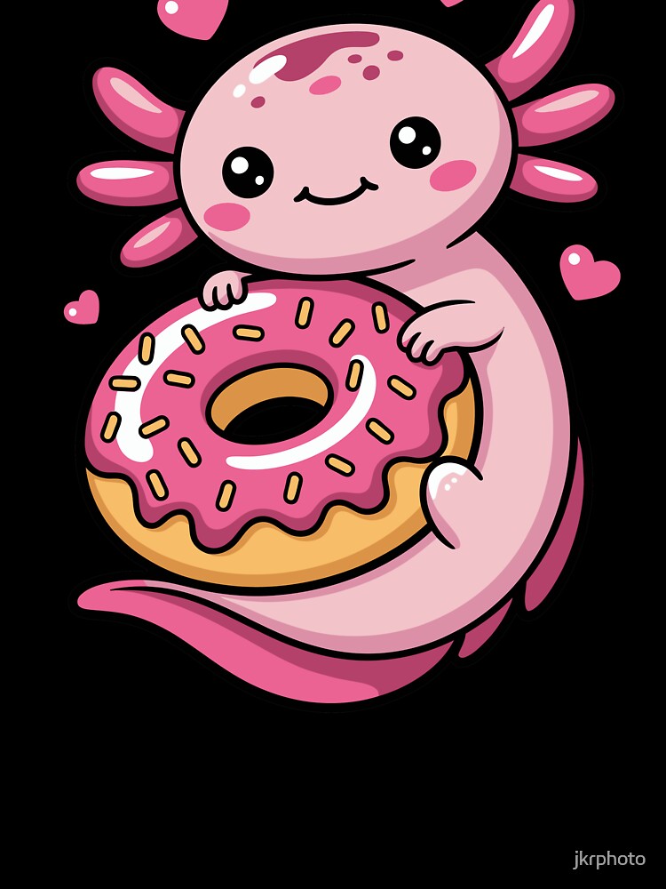 Axolotl with Donut by jkrphoto