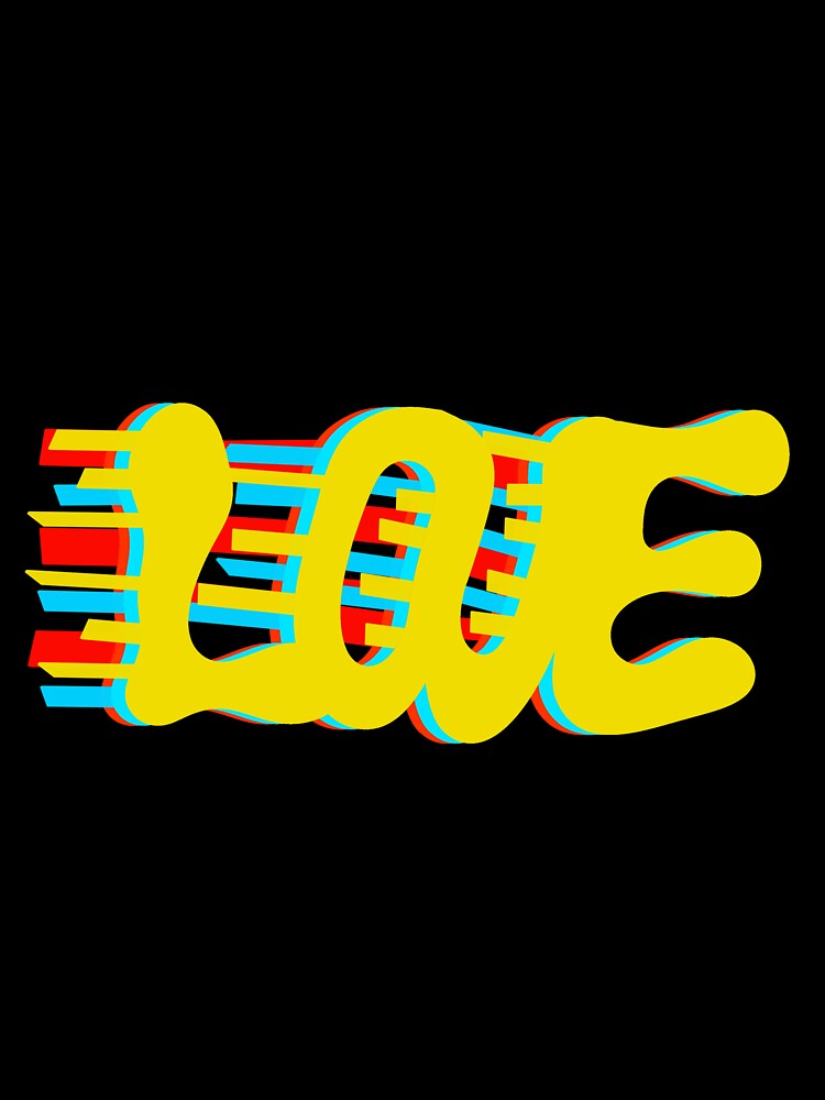 Glitch LOVE Typography by mikemike33