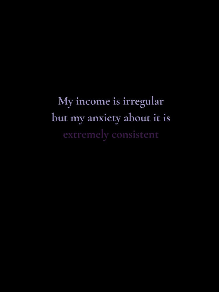Funny Irregular Income Gift for Freelancers and Small Business Owners by MercuryMargin