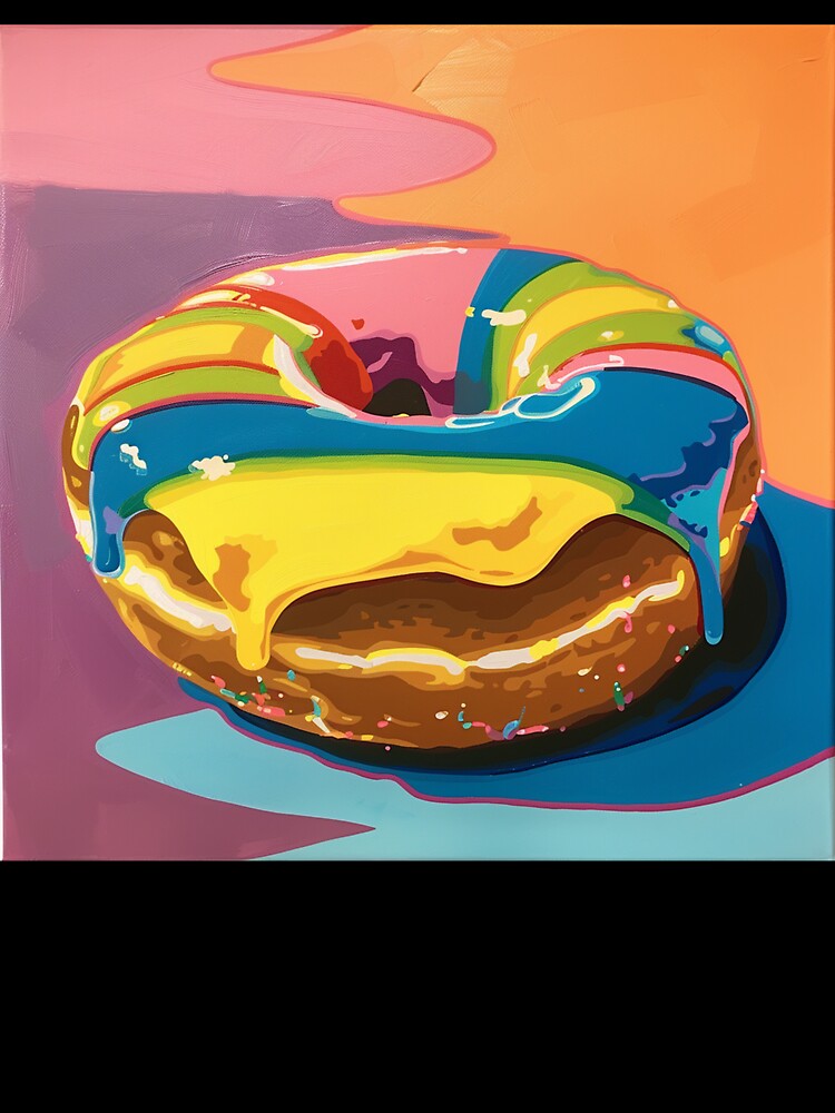 Iced Donut Pop Art 7 by AstroRisq