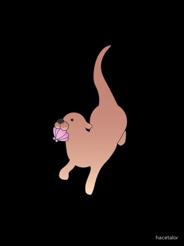 Otter Swimming Sticker by hacetalor