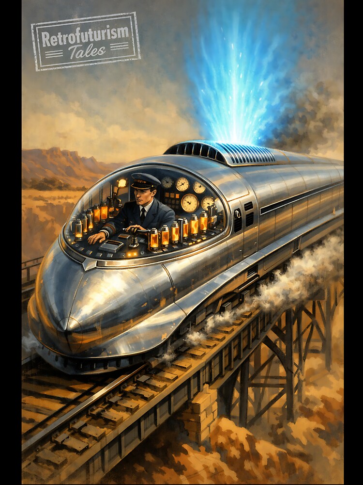 The Fission-Powered Locomotive - Atompunk by bapupa