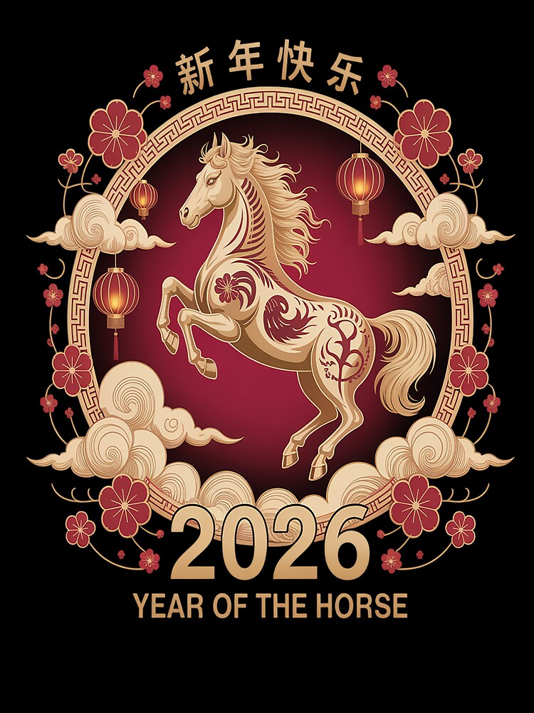 2026 Chinese New Year 2026 Year of The Horse by VladoZork