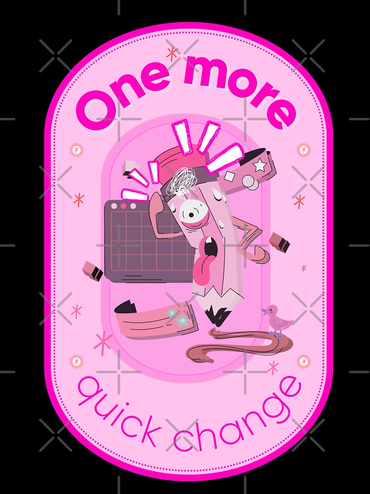 One More Quick Change – Funny UX Designer & Product Team Chaos Illustration by Artio-ArtShop