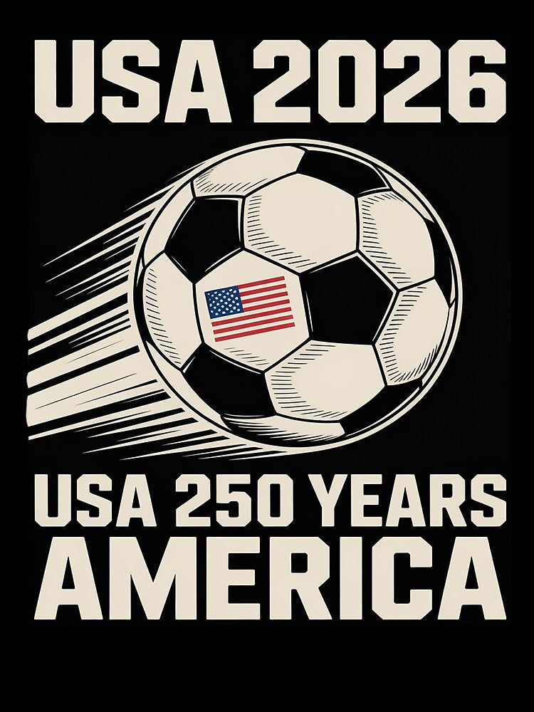 Usa 2026 Soccer 250 Years Women Kids 4th of July by grounabslaninal