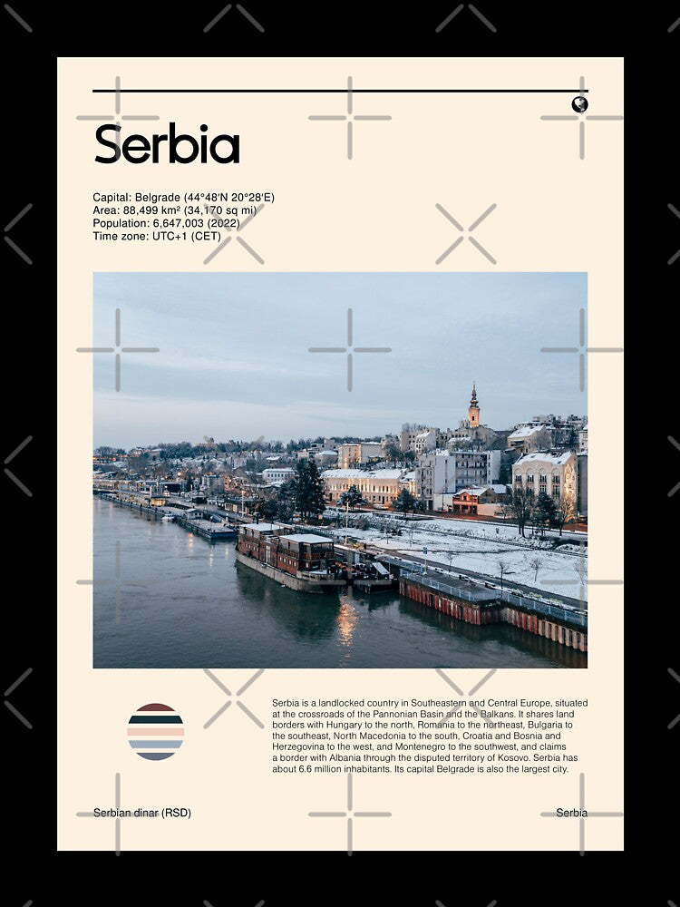 Visit Serbia (Travel poster) by RabbitK