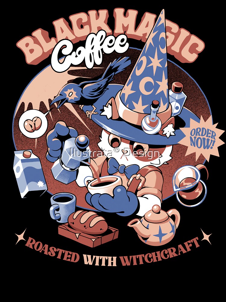 Black Magic Coffee - Black by Ilustrata®