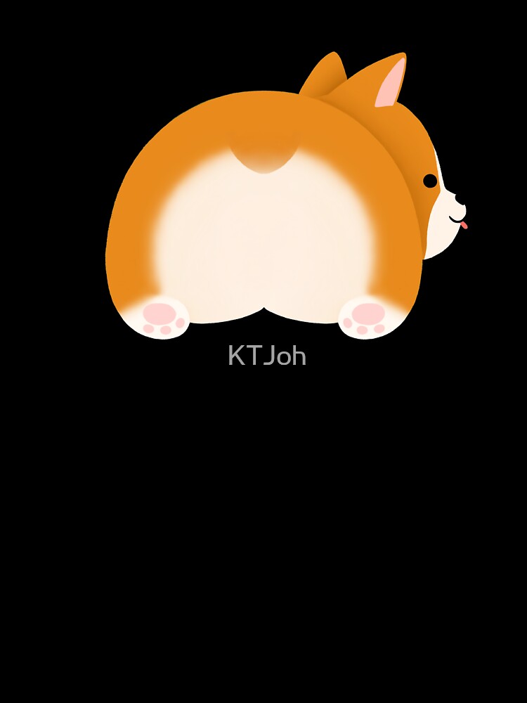 Corgi Butt 02 - peakaboo! by KTJoh