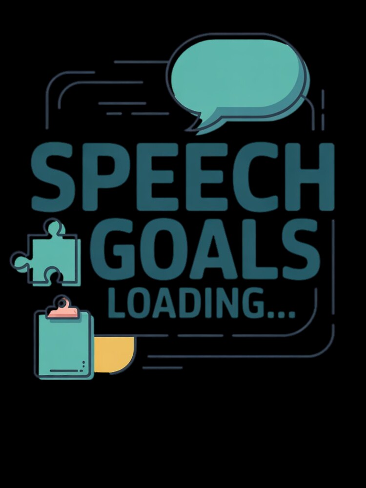 Speech Goals Loading Design for Speech Language Pathologists SLP Therapy Gift by NO-STUDIO