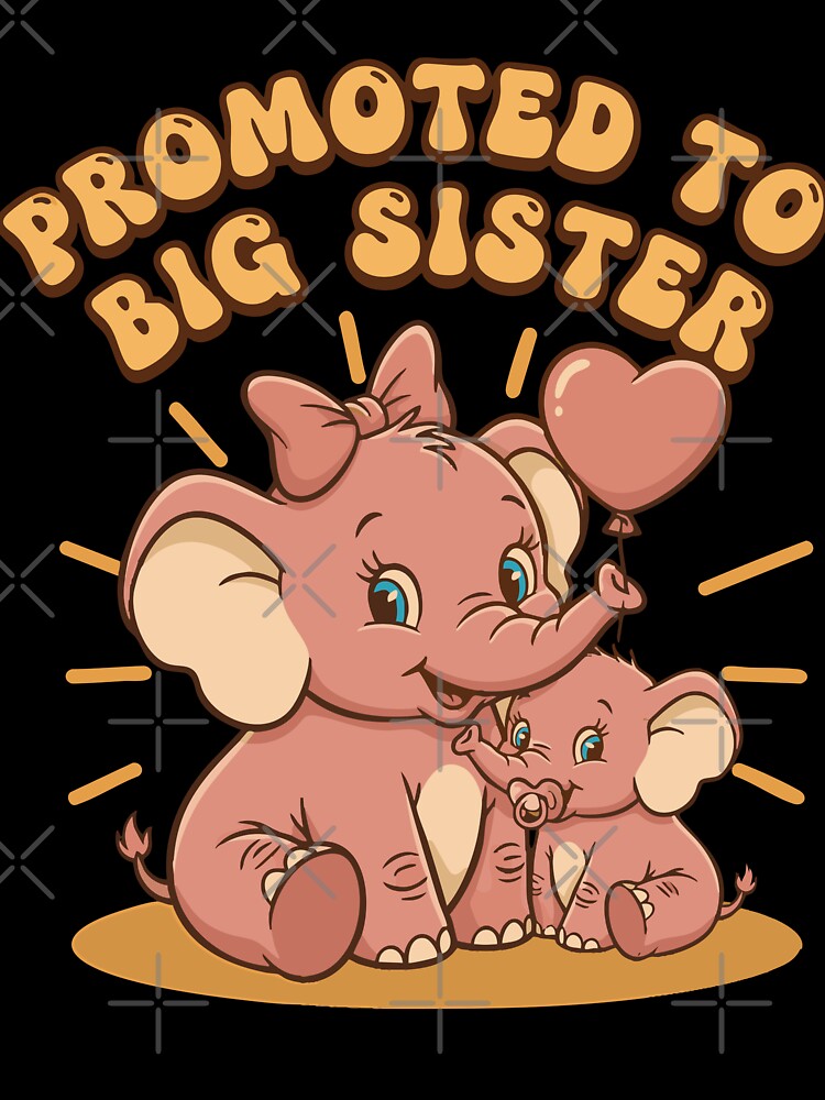 Gender Reveal Promoted To Big Sister Baby Shower by LuminOrb