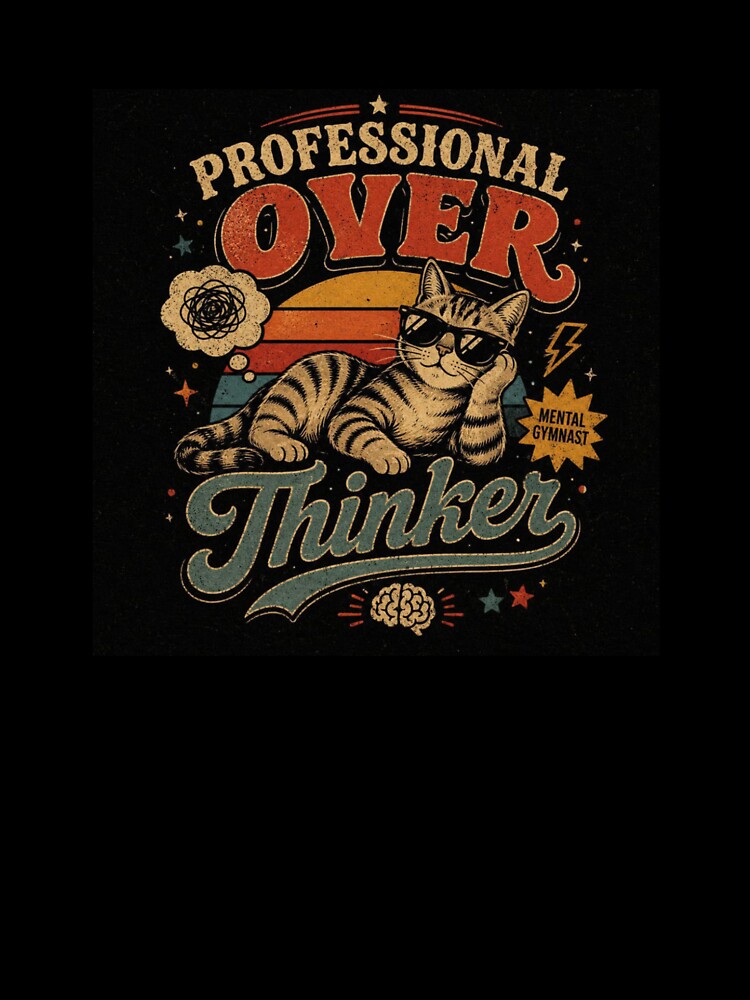 Professional Overthinker Funny design by LunaVales
