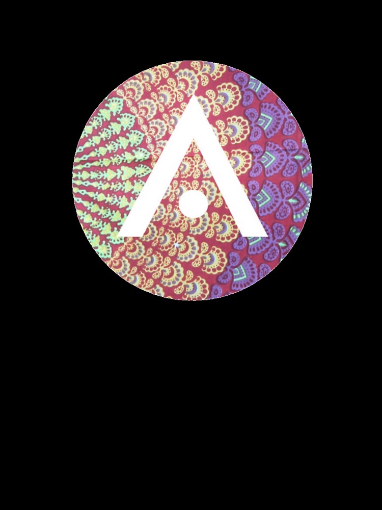 Red Boho Aveda Logo by Dalaura