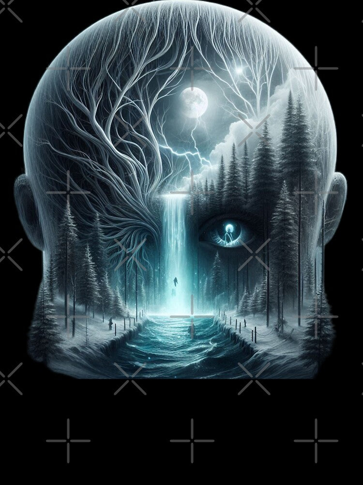 Mystic River Mind – The Watching Waterfall by LujziWorld