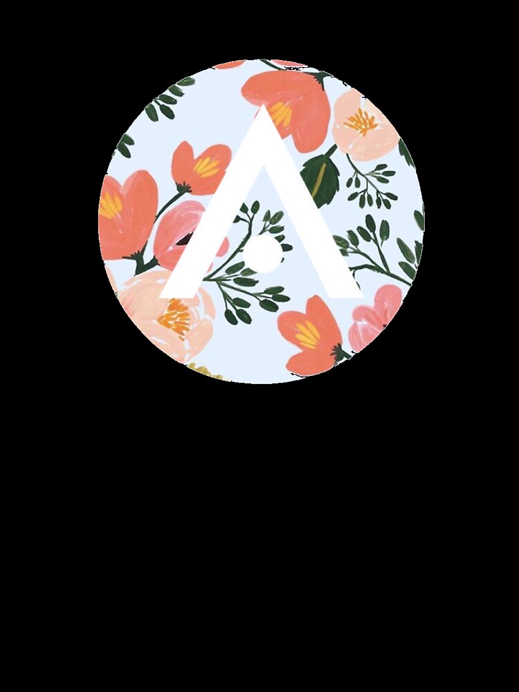 Blue and Pink Flowers Aveda Logo by Dalaura