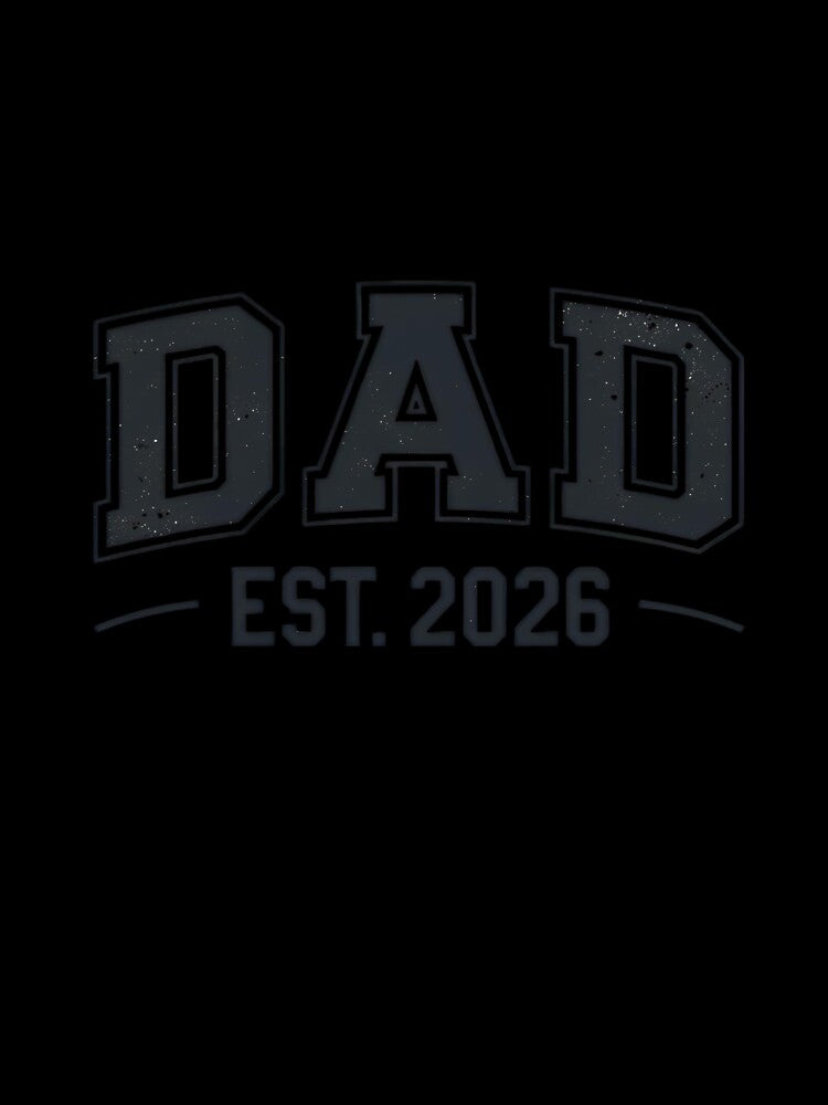Dad Est. 2026 T‑Shirt | New Dad Gift | Expecting Father Baby Announcement Tee | Fatherhood 2026 Shirt by GAIDREDA