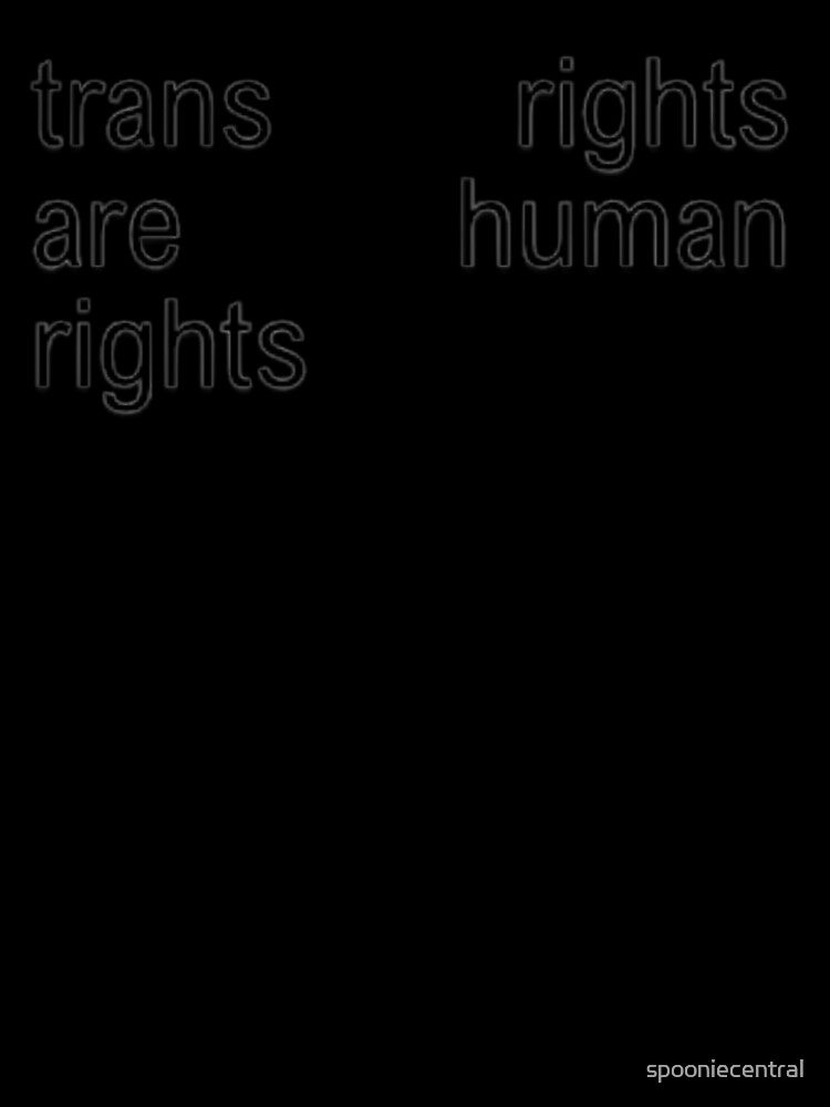 Trans Rights Are Human Rights – Brat-Inspired Pixelated Pride Statement by spooniecentral