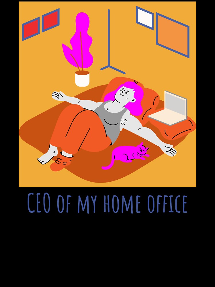 CEO Home Office WFH Remote Work by SvenJ94