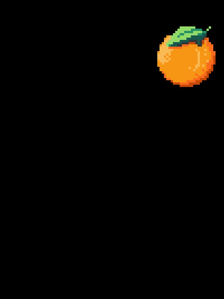 Pixel Orange - pixel food art by LittleFoodShop