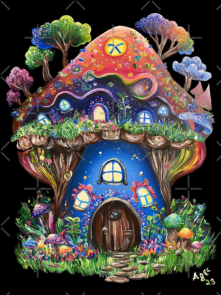 Fairytale Mushroom House by Aquabunart