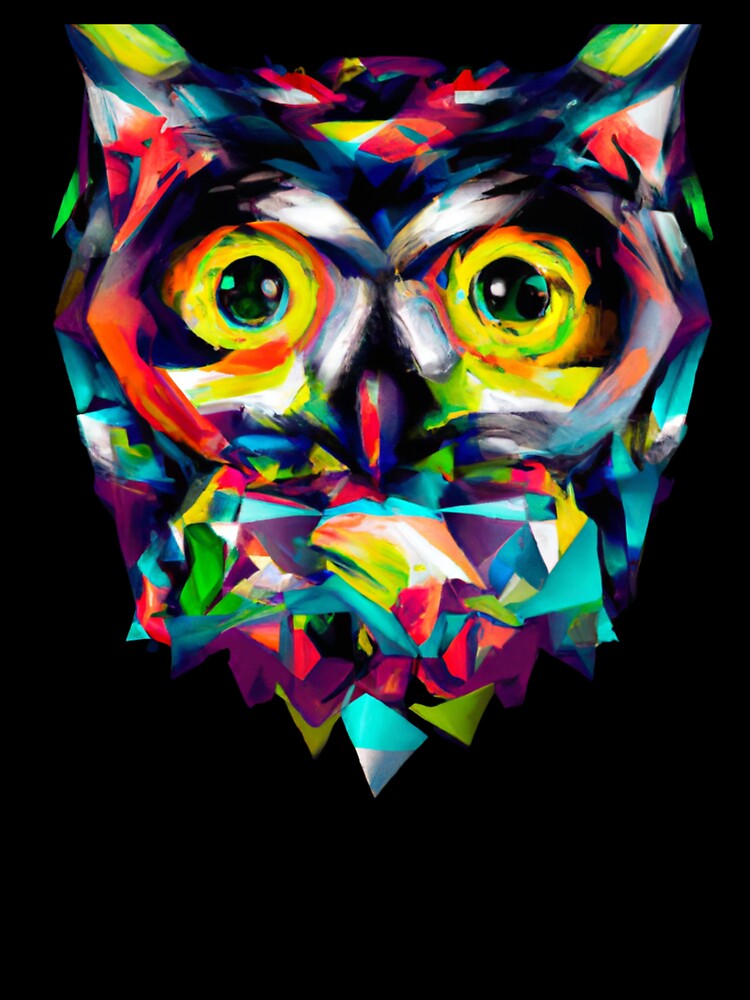 Owl Colorfull shapes by FreeMind-Design