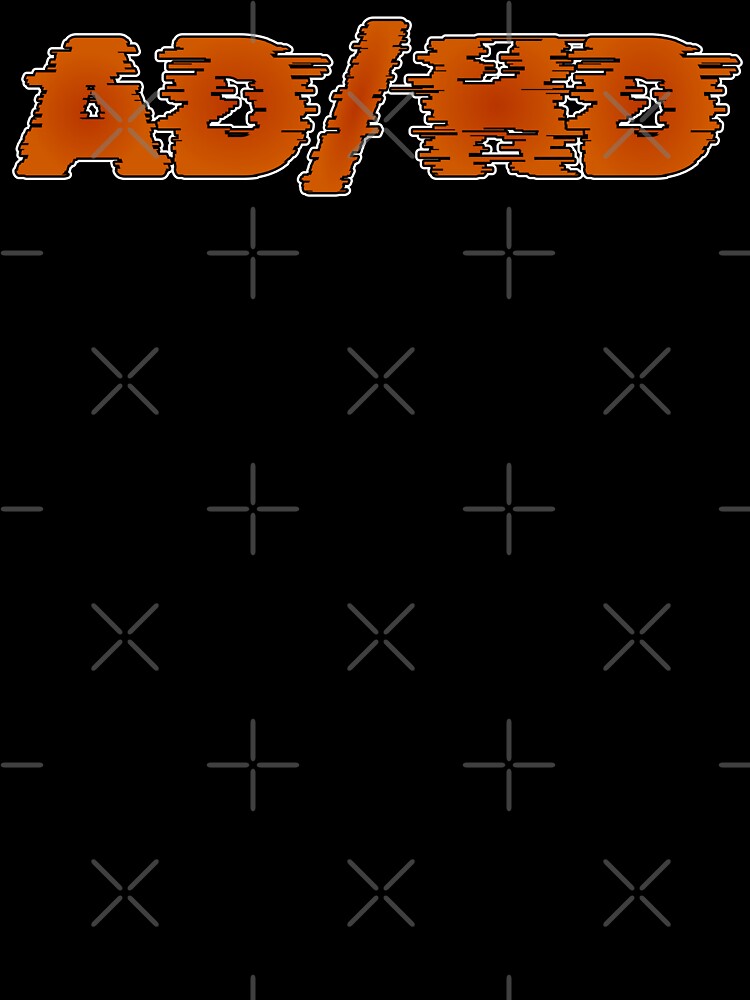 AD/HD Glitchy Text by MattC_Design