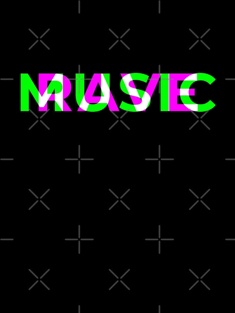 Rave Music EDM Techno House Music Neon design by kakarikihill