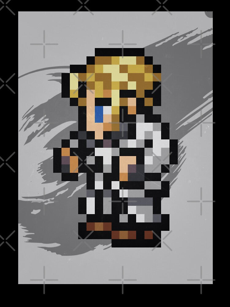 Final Fantasy VII - Rufus Sprite by SpriteZone