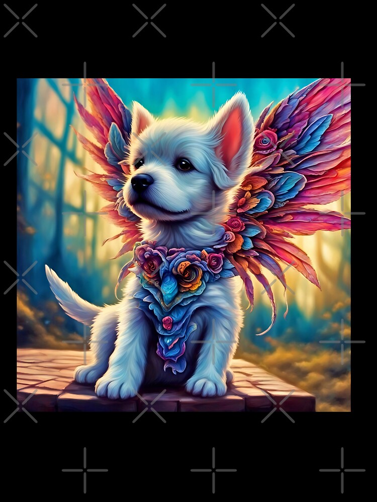 Whimsical Fairy Puppy No. 008 by FaerieFusion