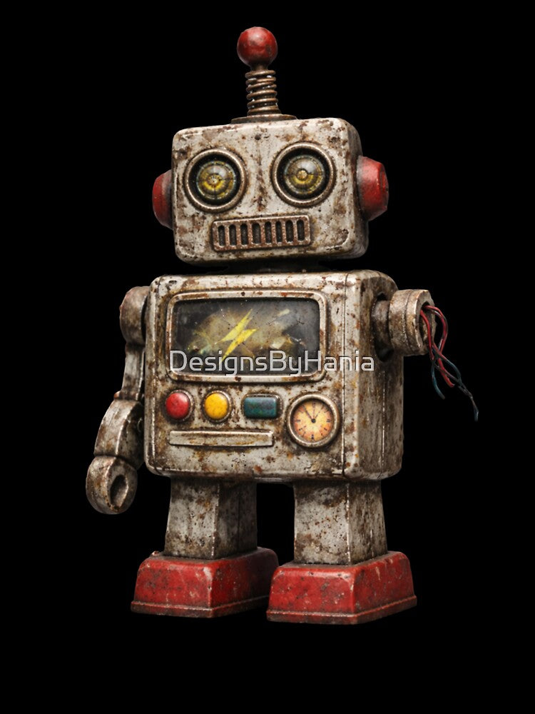 Rusty Toy Robot – Childhood Machine by DesignsByHania
