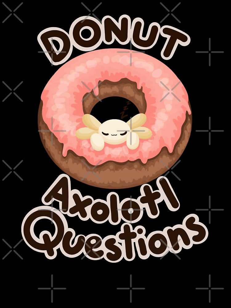 Pink donut axolotl questions by Fridayscorner