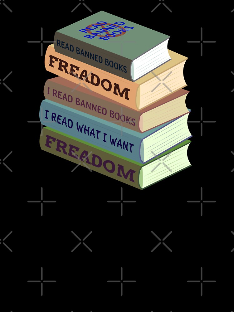 I Read Banned Books Freadom Reader I Read What I Want by BCreative4U